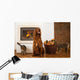 Pets Front Fireplace Wall Decal