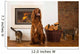 Pets Front Fireplace Wall Decal