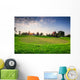 Golf Field Sunset Wall Decal