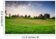 Golf Field Sunset Wall Decal