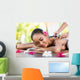Massage Back with Stone Wall Decal