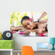 Massage Back with Stone Wall Decal