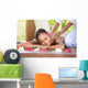 Smiling Woman Enjoying Massage Wall Decal