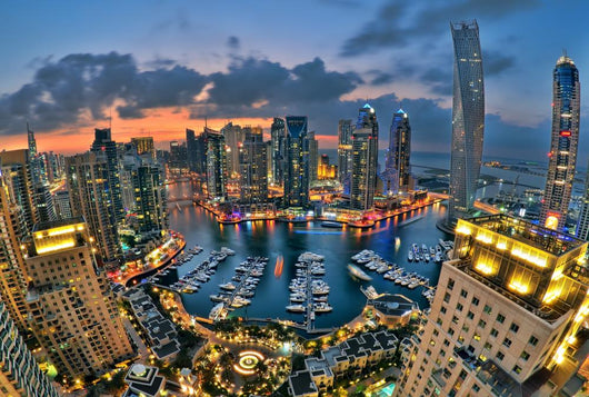 Dubai Marina Wall Decal