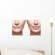 Before and after Lip Wall Decal Design 1