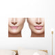 Before and after Lip Wall Decal Design 1