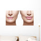Before and after Lip Wall Decal Design 1