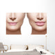 Before and after Lip Wall Decal Design 1