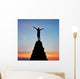 Man Top Mountain Sunset Wall Decal