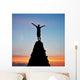 Man Top Mountain Sunset Wall Decal