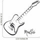 Electric Guitar Hand Drawn Wall Decal