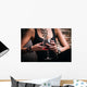 Woman and Wine Wall Decal