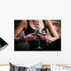 Woman and Wine Wall Decal