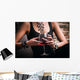 Woman and Wine Wall Decal
