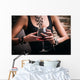 Woman and Wine Wall Decal