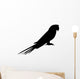 Papagei Silhouette Wall Decal