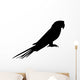 Papagei Silhouette Wall Decal