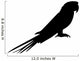 Papagei Silhouette Wall Decal