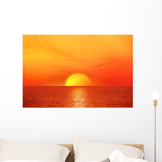 Sonnenuntergang Am Meer Wall Decal