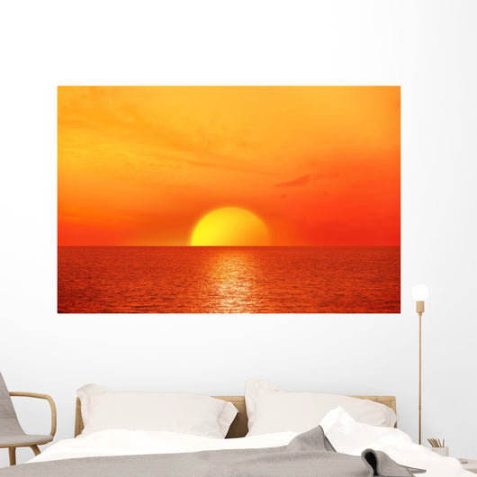 Sonnenuntergang Am Meer Wall Decal