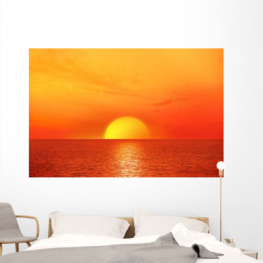 Sonnenuntergang Am Meer Wall Decal