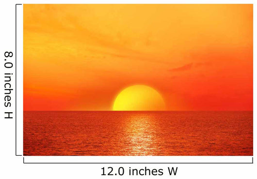 Sonnenuntergang Am Meer Wall Decal