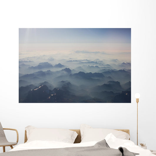 Mountains Bird's-eye Wall Decal