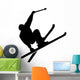 Ski Stunt Silhouette Wall Decal