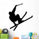 Ski Stunt Silhouette Wall Decal