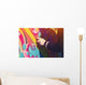 Graffiti Artist Paint Spraying Wall Decal