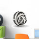 Twisted Piano Keys Musical Wall Decal