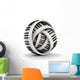 Twisted Piano Keys Musical Wall Decal