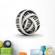 Twisted Piano Keys Musical Wall Decal