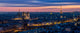 Paris Depuis Bastille Wall Decal Panoramic Wall Decal