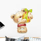 Teddy Bear with Easter Wall Decal