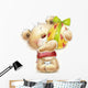 Teddy Bear with Easter Wall Decal