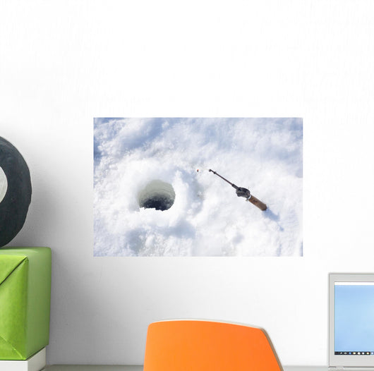 Hole Ice and Fishing Wall Decal