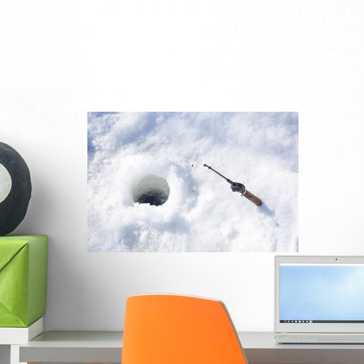 Hole Ice and Fishing Wall Decal