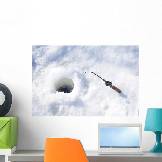 Hole Ice and Fishing Wall Decal