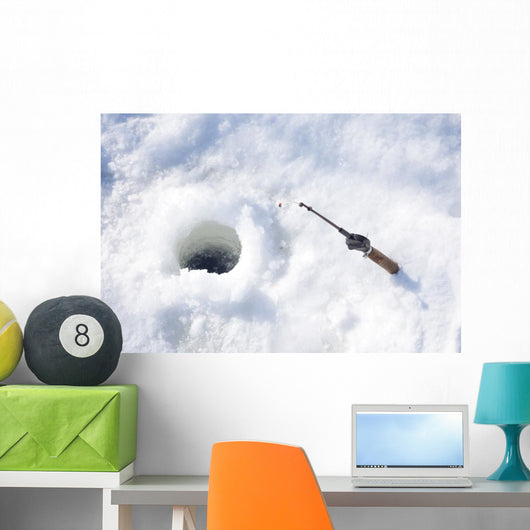 Hole Ice and Fishing Wall Decal