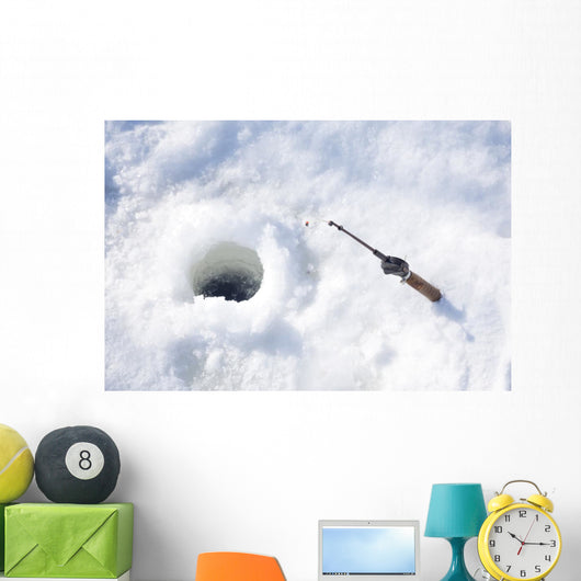 Hole Ice and Fishing Wall Decal