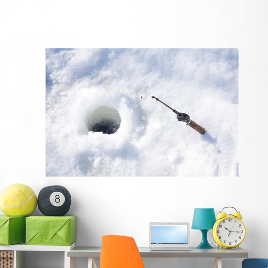 Hole Ice and Fishing Wall Decal