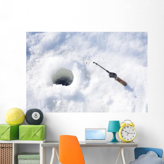 Hole Ice and Fishing Wall Decal