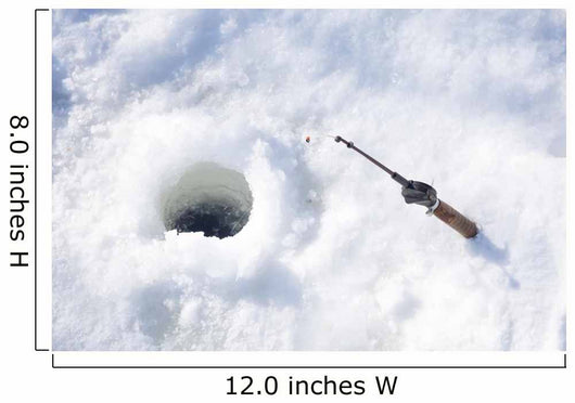 Hole Ice and Fishing Wall Decal