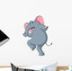 Happy Elephant Cartoon Wall Decal