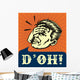 Facepalm Vintage Man Slapping Wall Decal