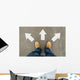 Yellow Boots Road Wall Decal