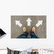 Yellow Boots Road Wall Decal