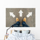 Yellow Boots Road Wall Decal