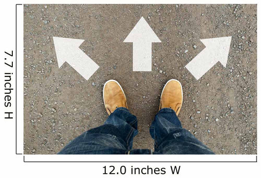 Yellow Boots Road Wall Decal
